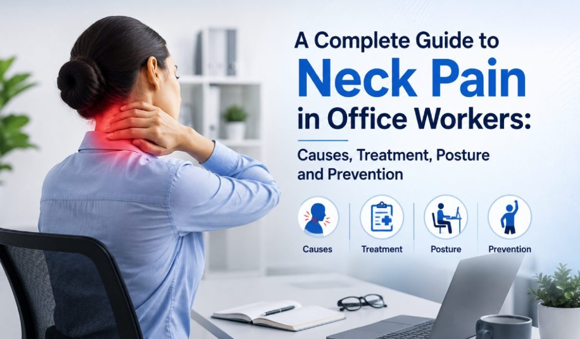 A Complete Guide to Neck Pain in Office Workers: Causes, Treatment, Posture and Prevention