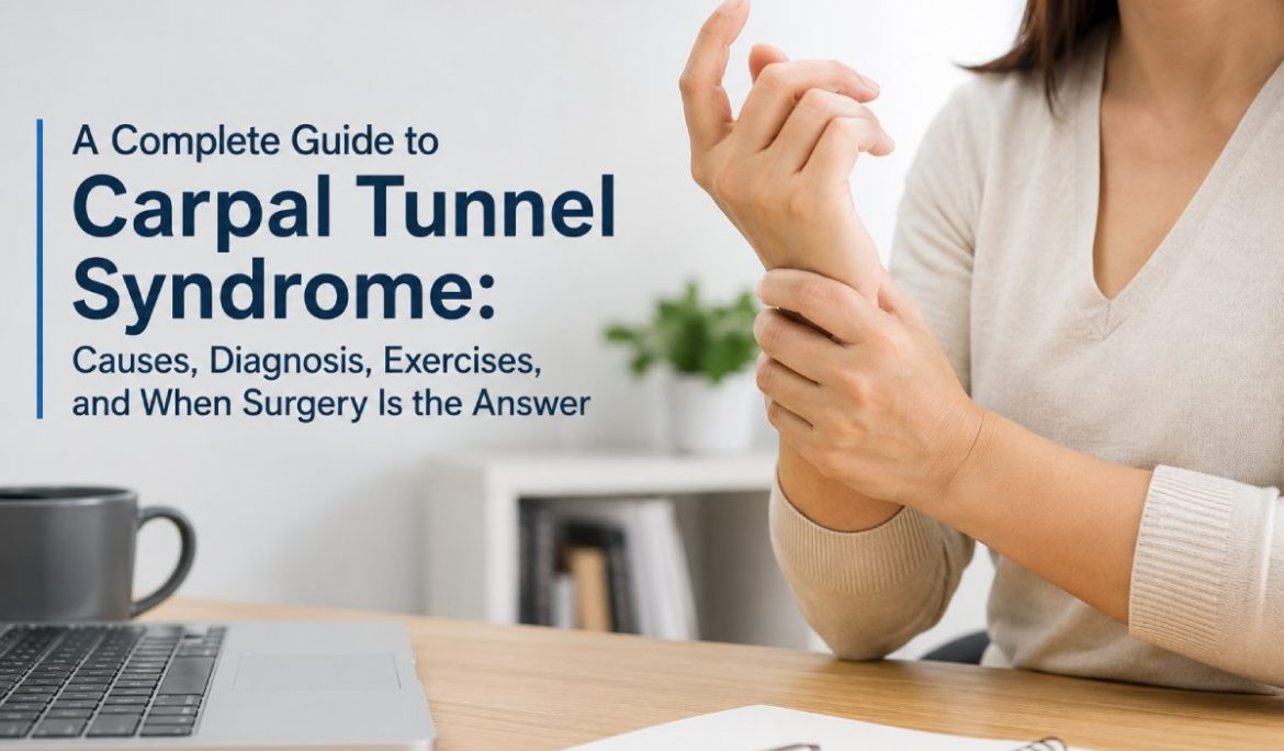 A Complete Guide to Carpal Tunnel Syndrome: Causes, Diagnosis, Exercises, and When Surgery Is the Answer