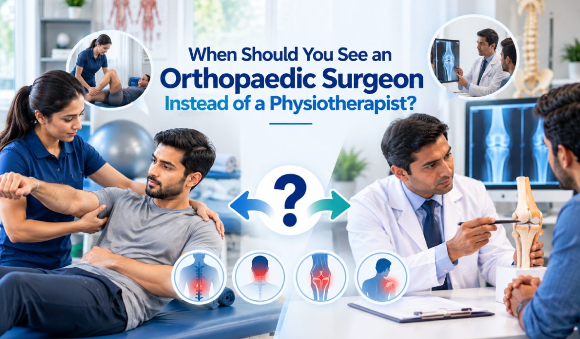 When Should You See an Orthopaedic Surgeon Instead of a Physiotherapist?